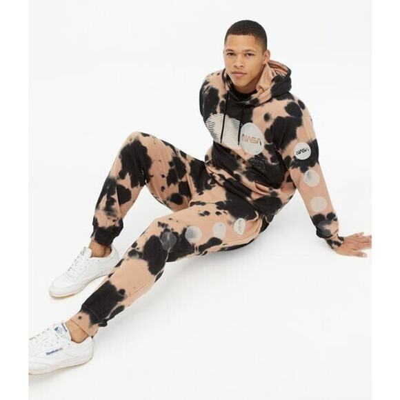 NASA Men's Retro Revival Exploration Fleece Tie-Dye Sweater Size Small NWT $64 - Picture 4 of 4